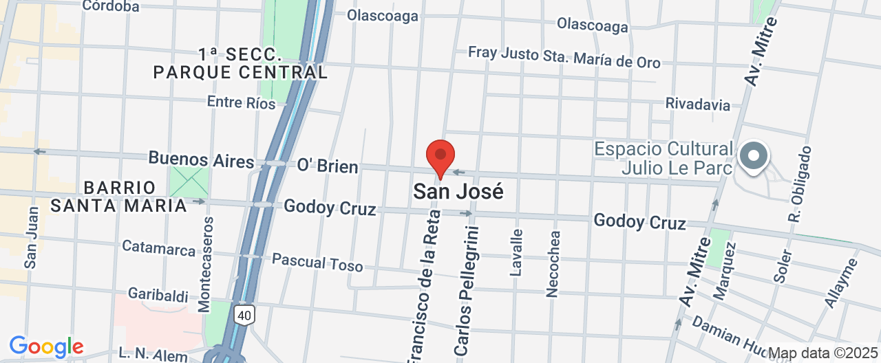 Mapa de la ubicación