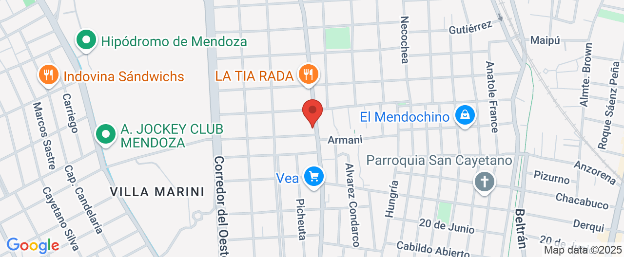 Mapa de la ubicación