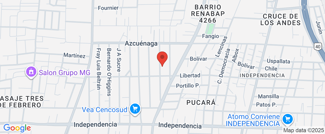 Mapa de la ubicación