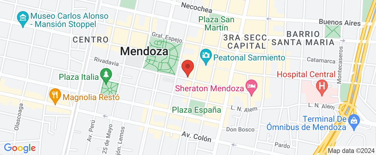 Mapa de la ubicación