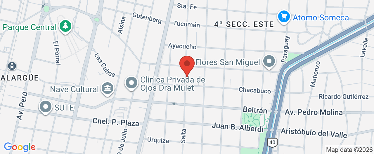 Mapa de la ubicación