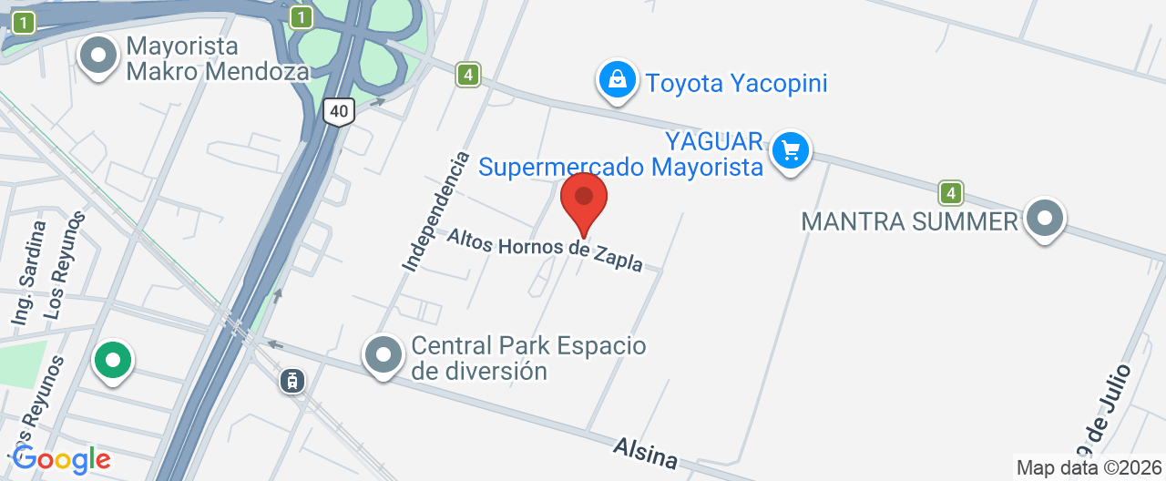 Mapa de la ubicación