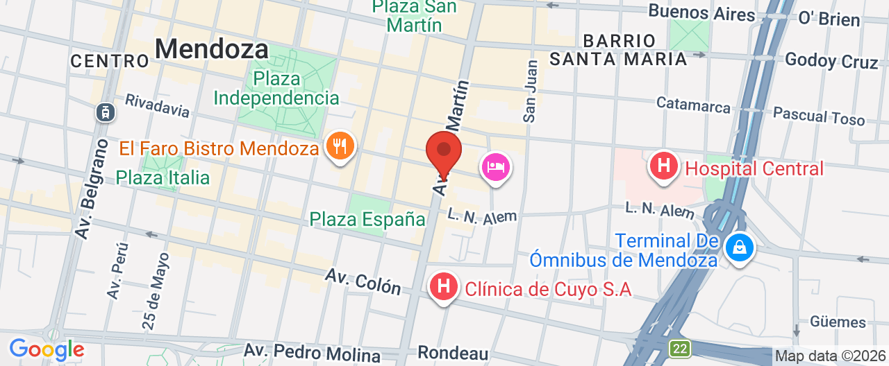 Mapa de la ubicación