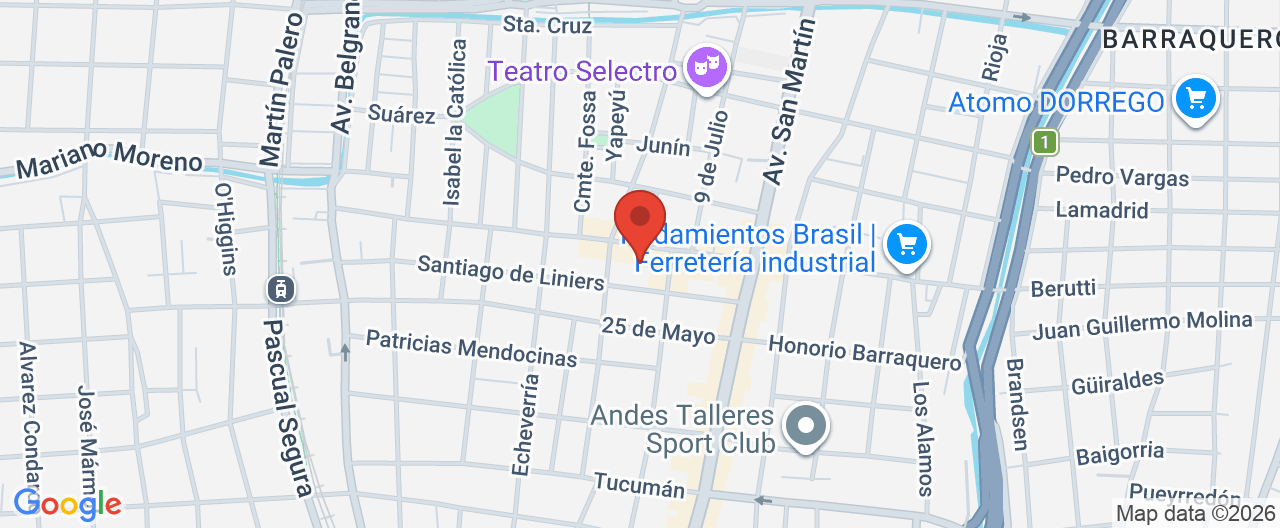 Mapa de la ubicación