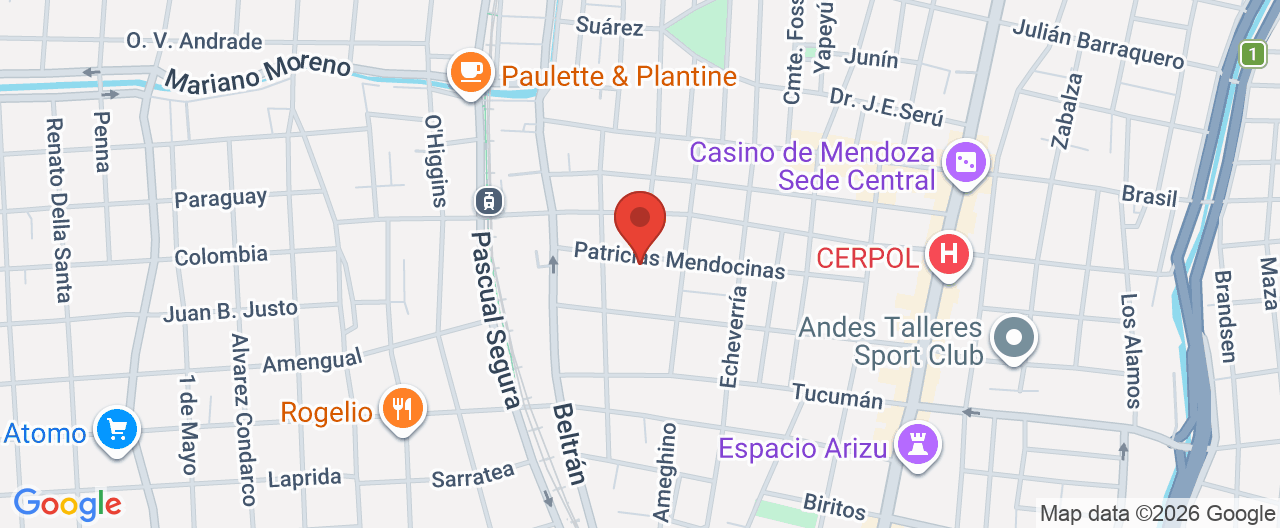 Mapa de la ubicación