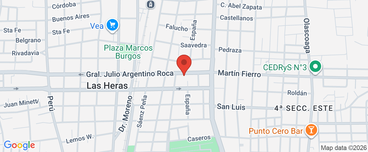 Mapa de la ubicación