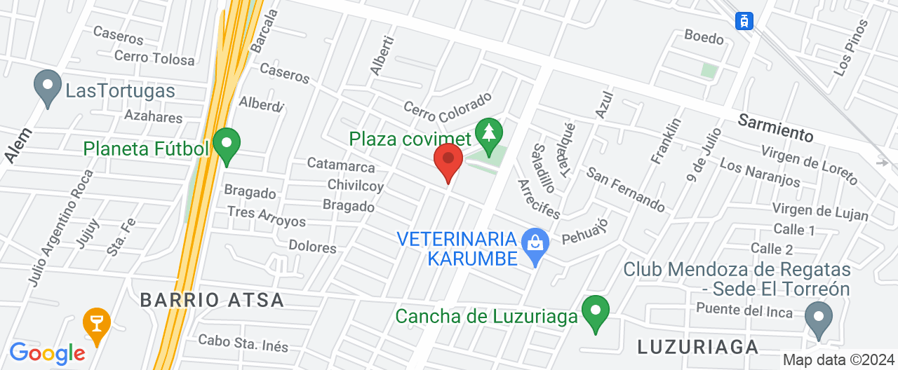 Mapa de la ubicación