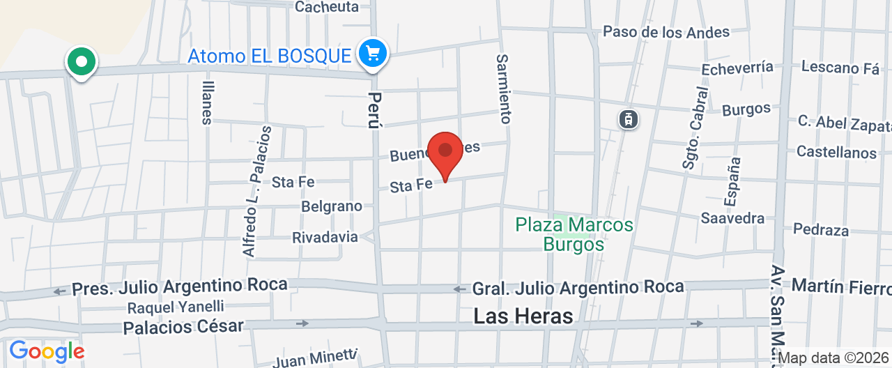 Mapa de la ubicación