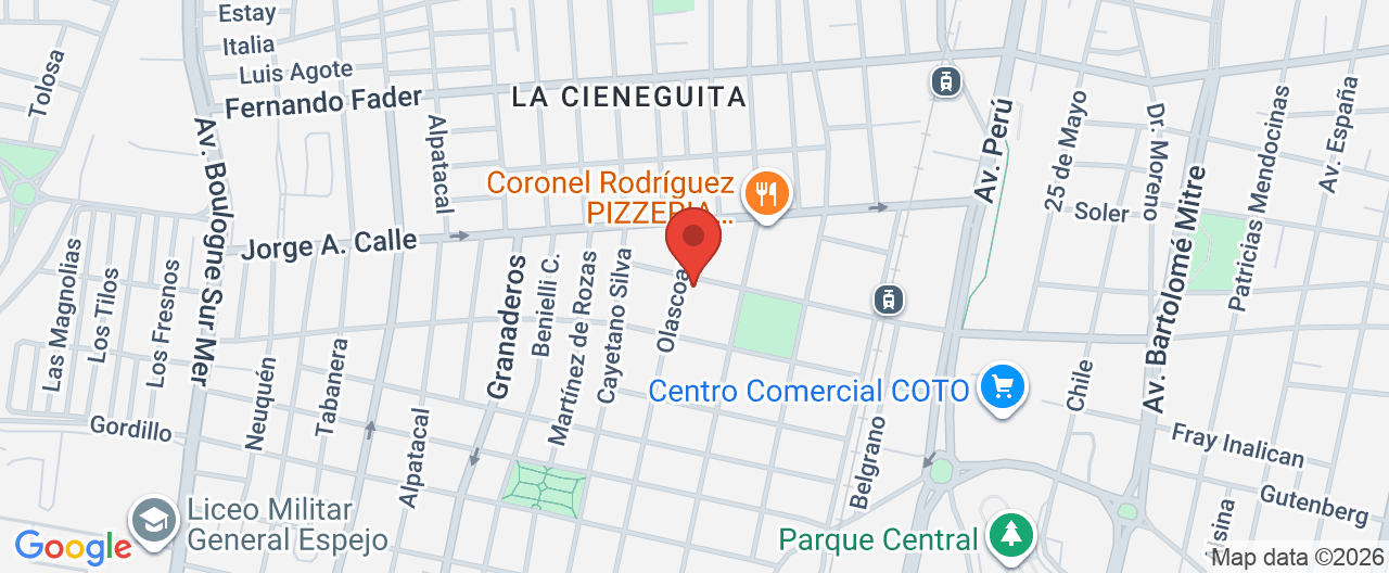 Mapa de la ubicación