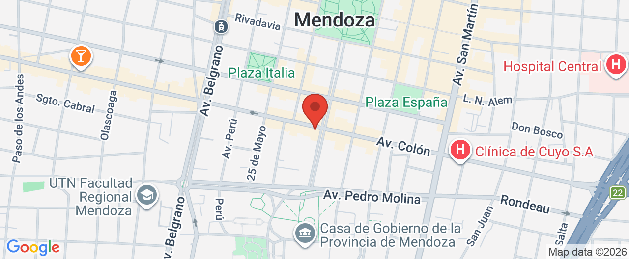 Mapa de la ubicación