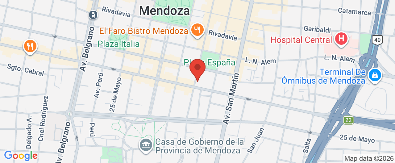 Mapa de la ubicación