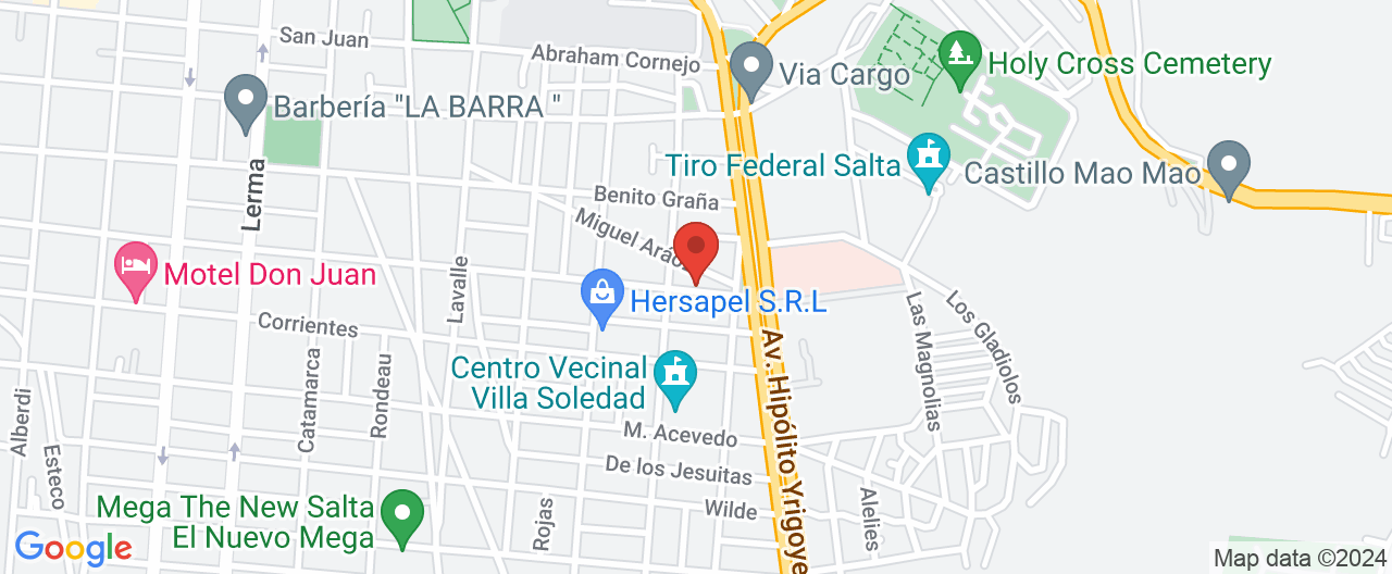 Mapa de la ubicación