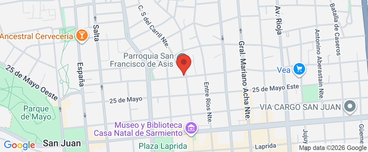 Mapa de la ubicación
