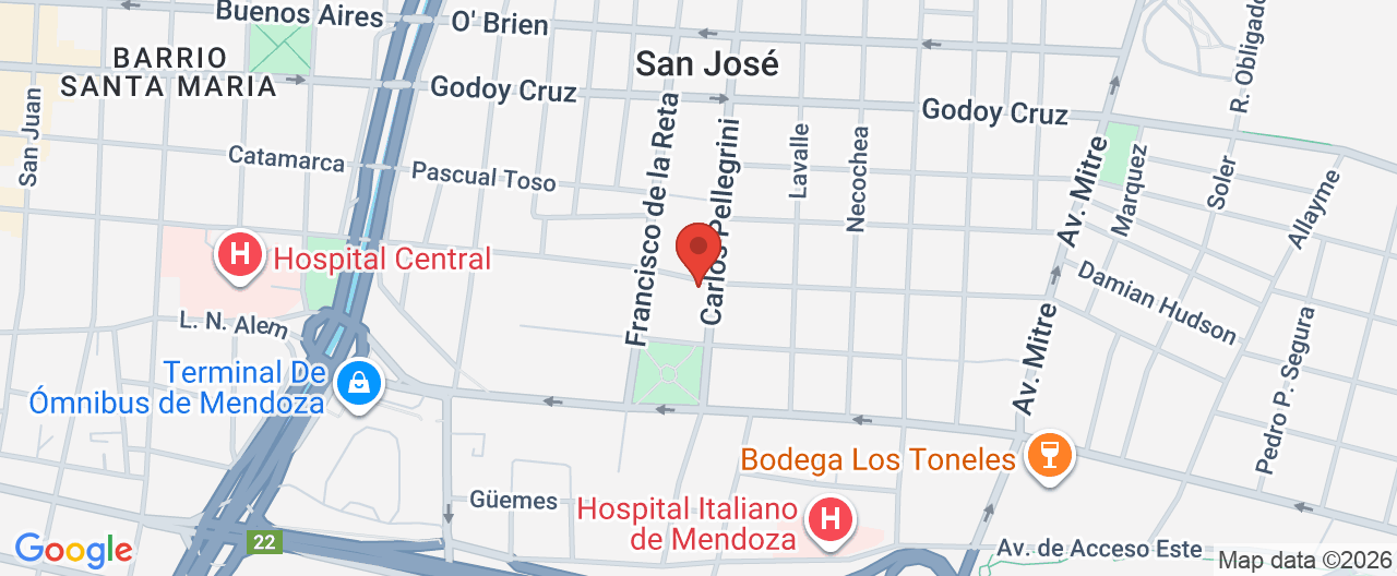 Mapa de la ubicación