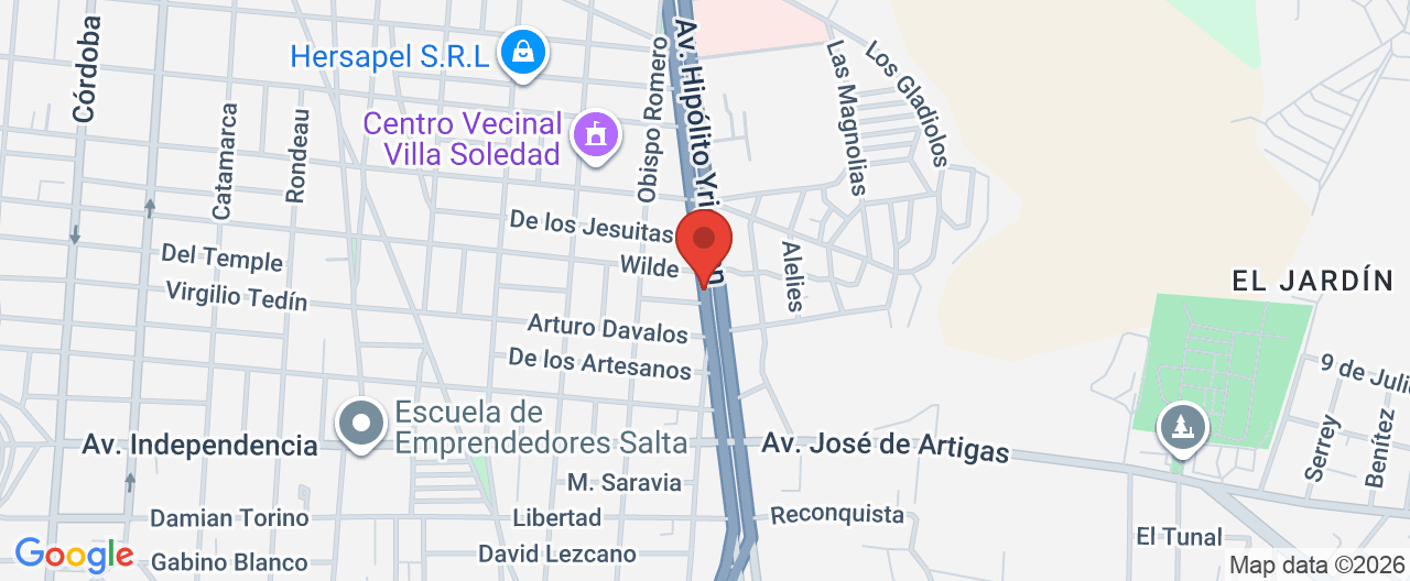 Mapa de la ubicación
