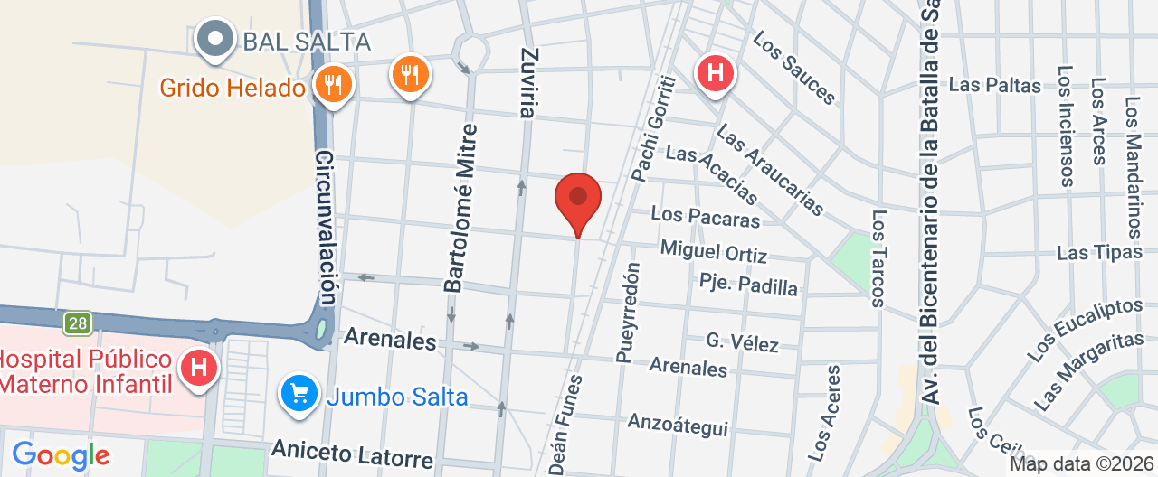 Mapa de la ubicación