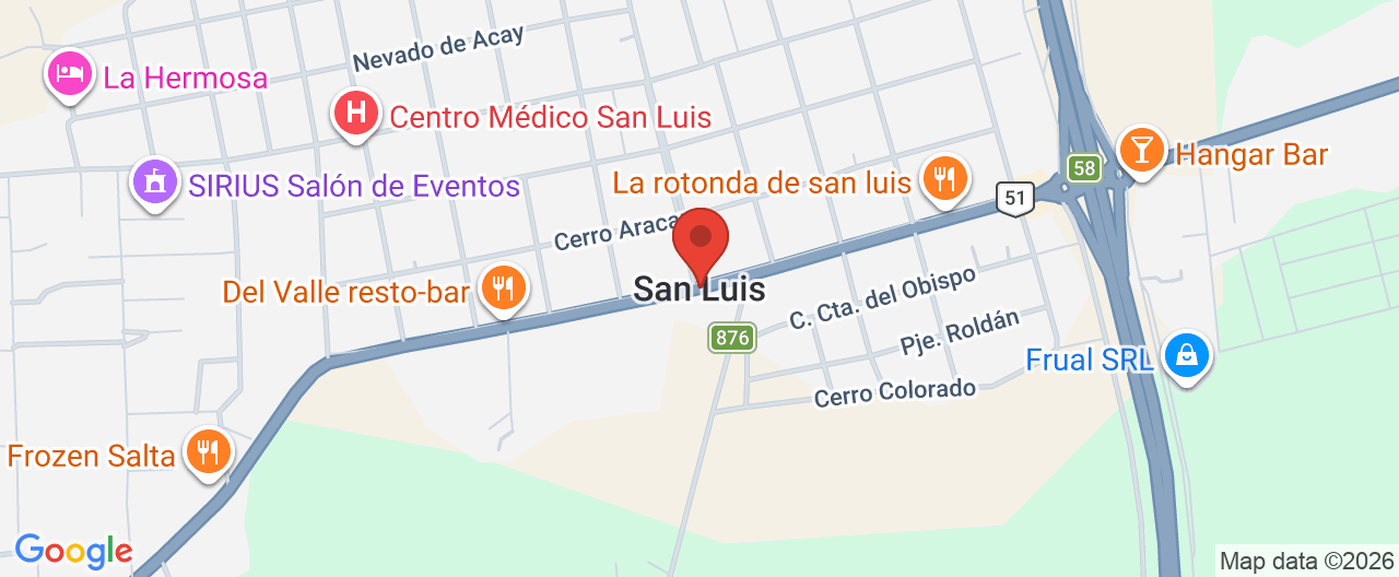 Mapa de la ubicación