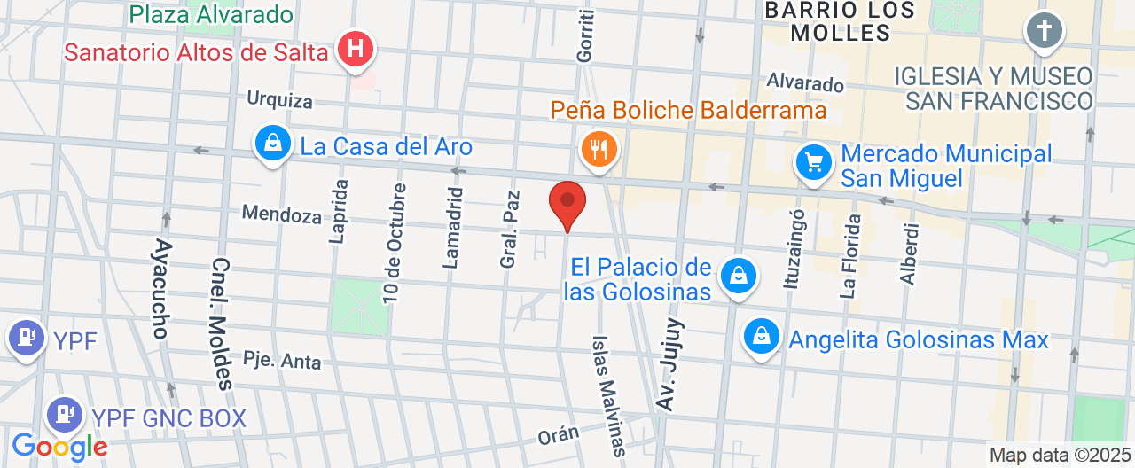 Mapa de la ubicación