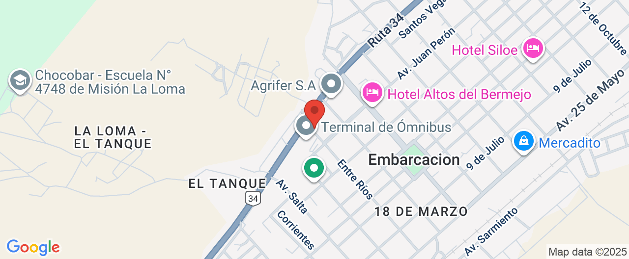 Mapa de la ubicación