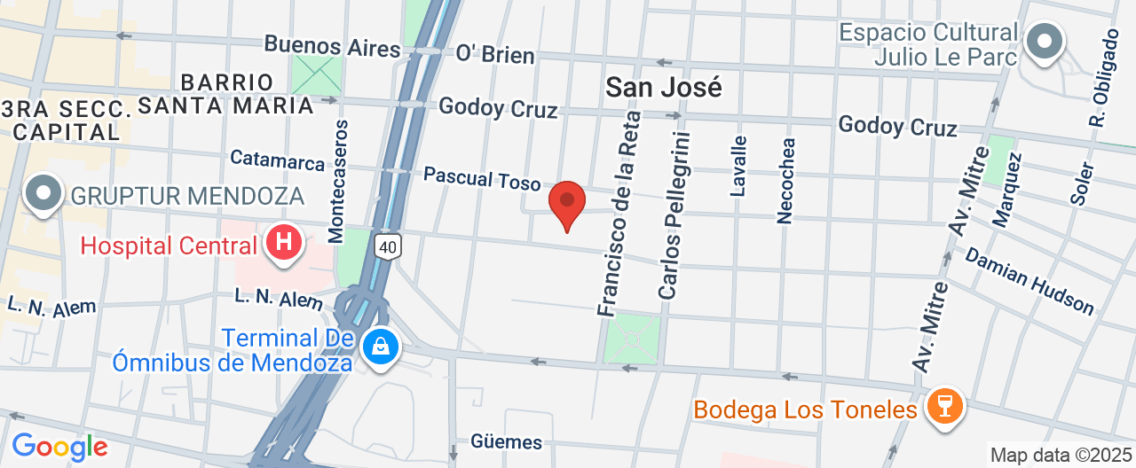 Mapa de la ubicación