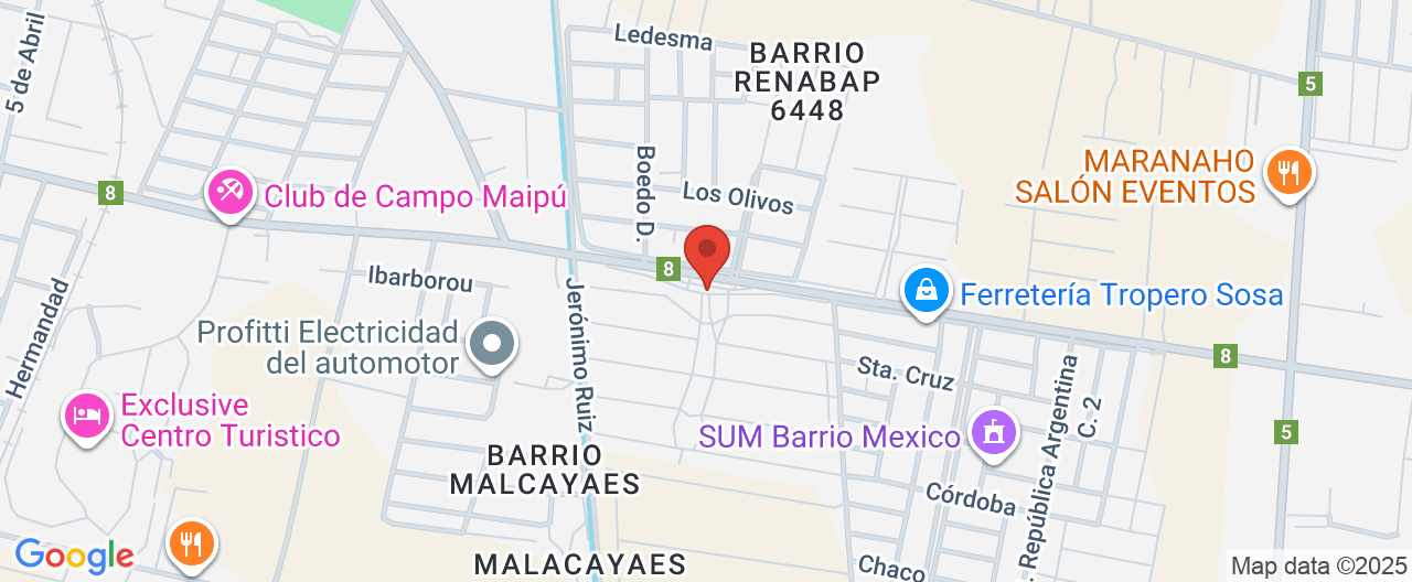 Mapa de la ubicación