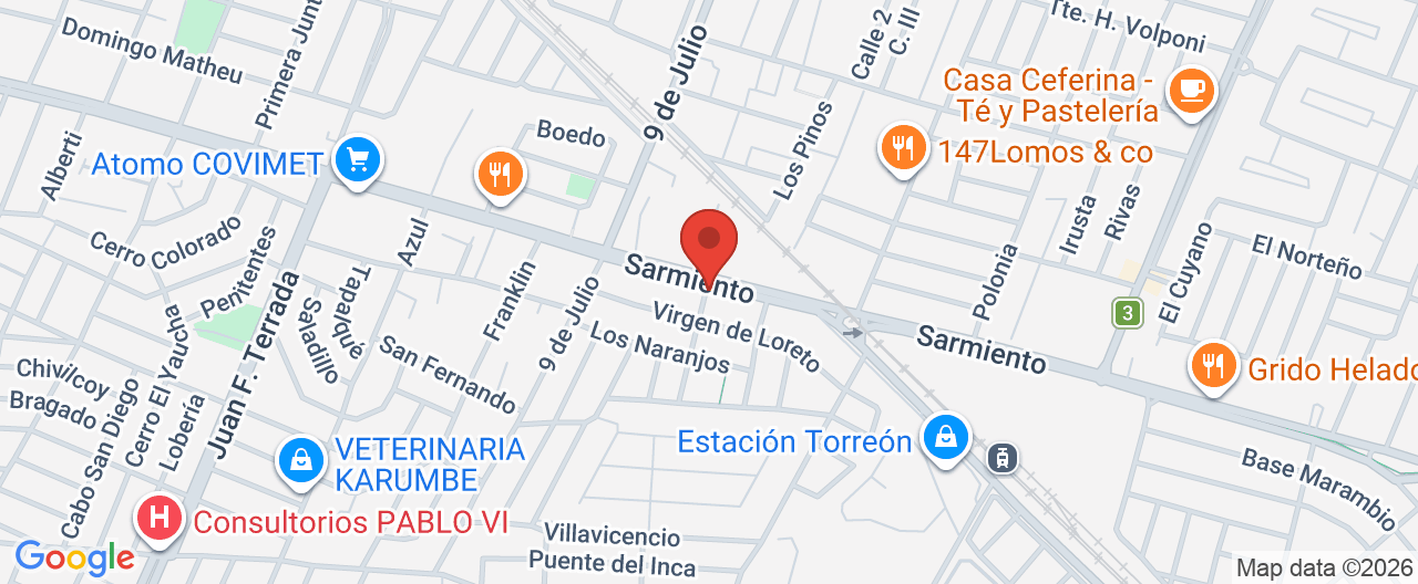 Mapa de la ubicación