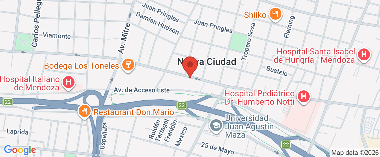 Mapa de la ubicación