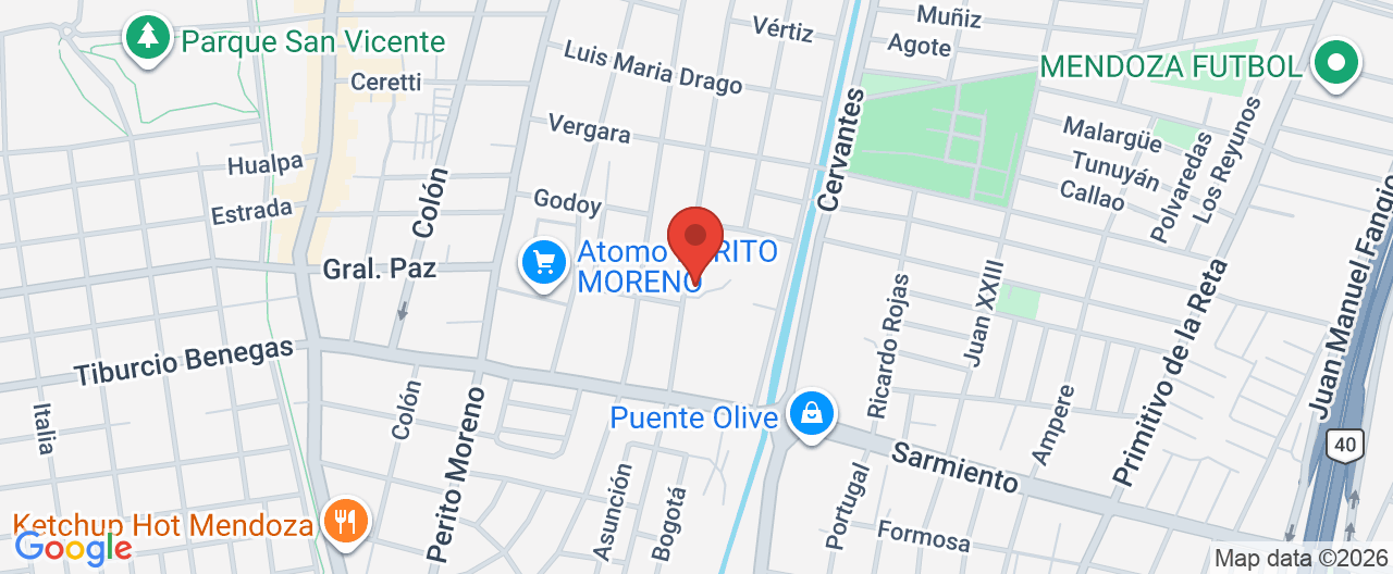 Mapa de la ubicación