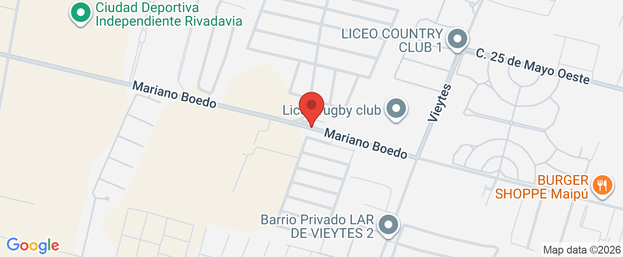 Mapa de la ubicación