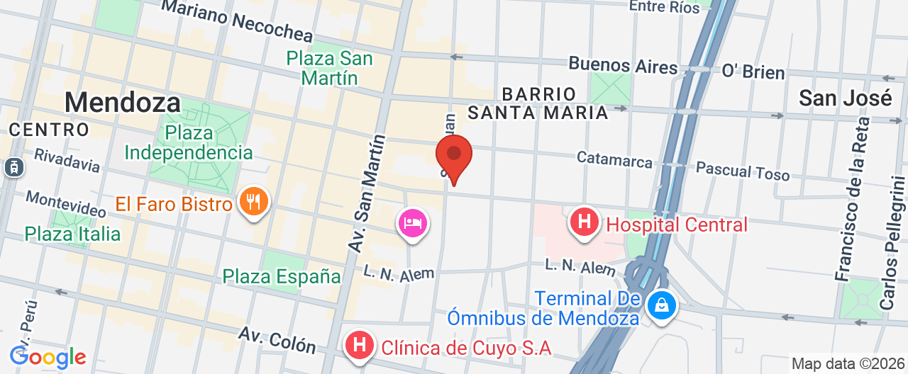 Mapa de la ubicación