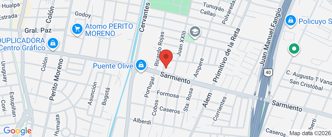 Mapa de la ubicación