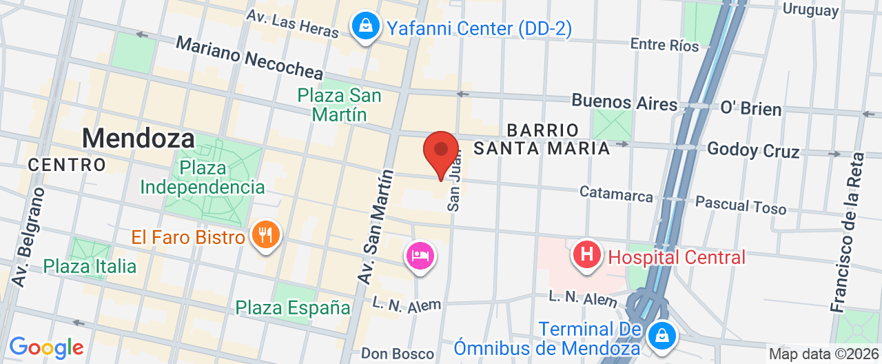 Mapa de la ubicación