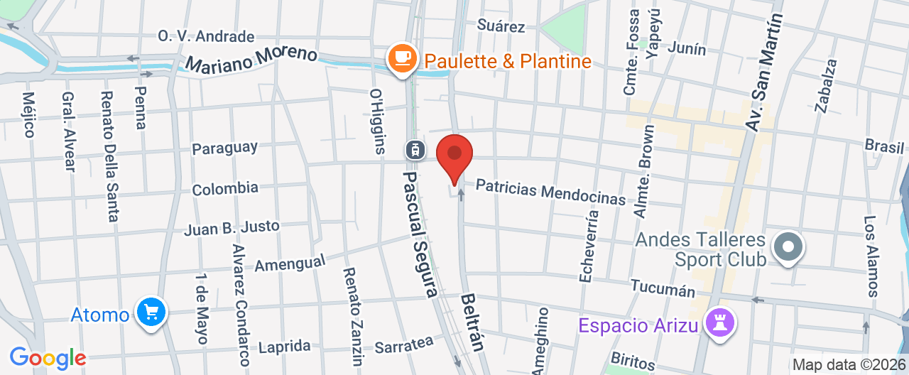 Mapa de la ubicación