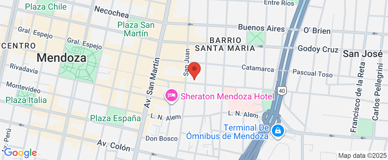 Mapa de la ubicación