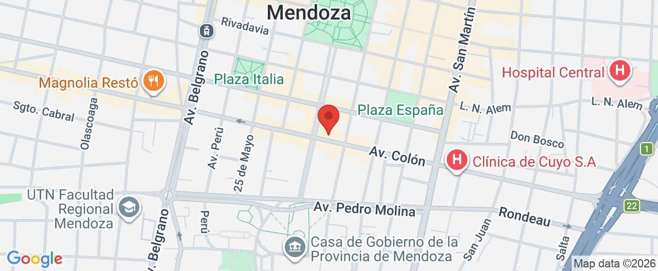 Mapa de la ubicación