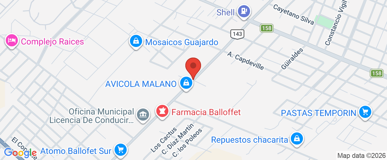 Mapa de la ubicación