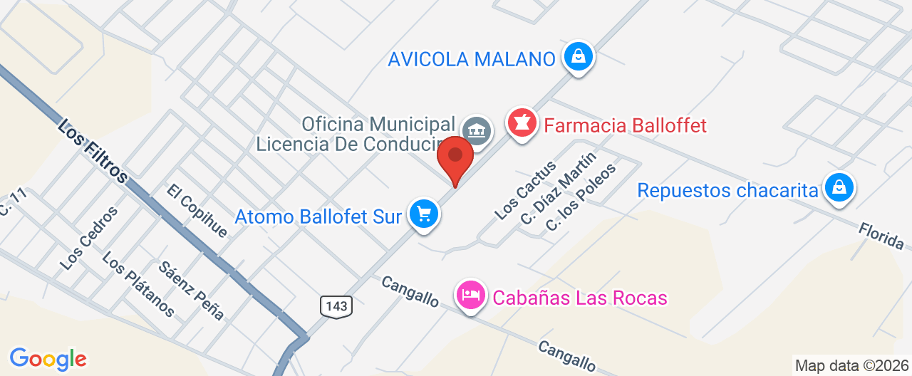 Mapa de la ubicación