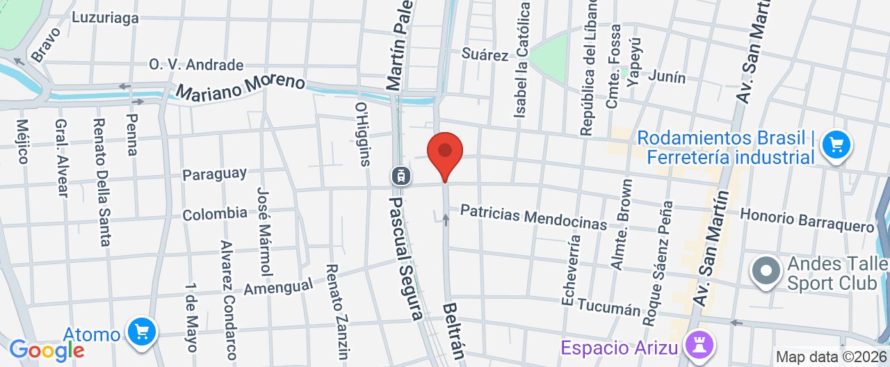 Mapa de la ubicación