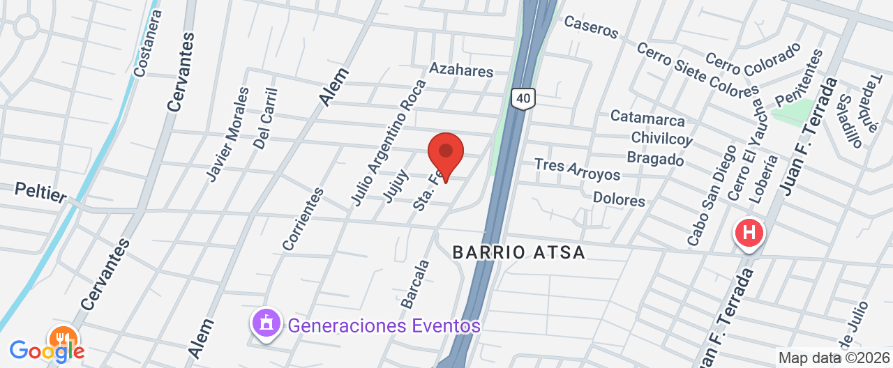 Mapa de la ubicación