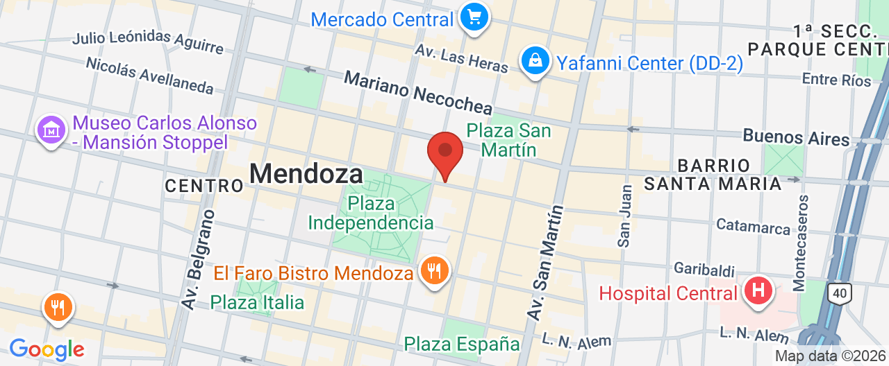 Mapa de la ubicación