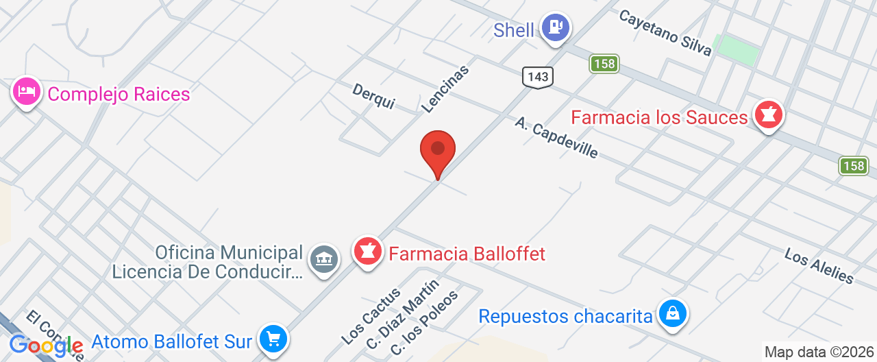 Mapa de la ubicación