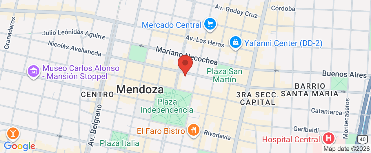 Mapa de la ubicación