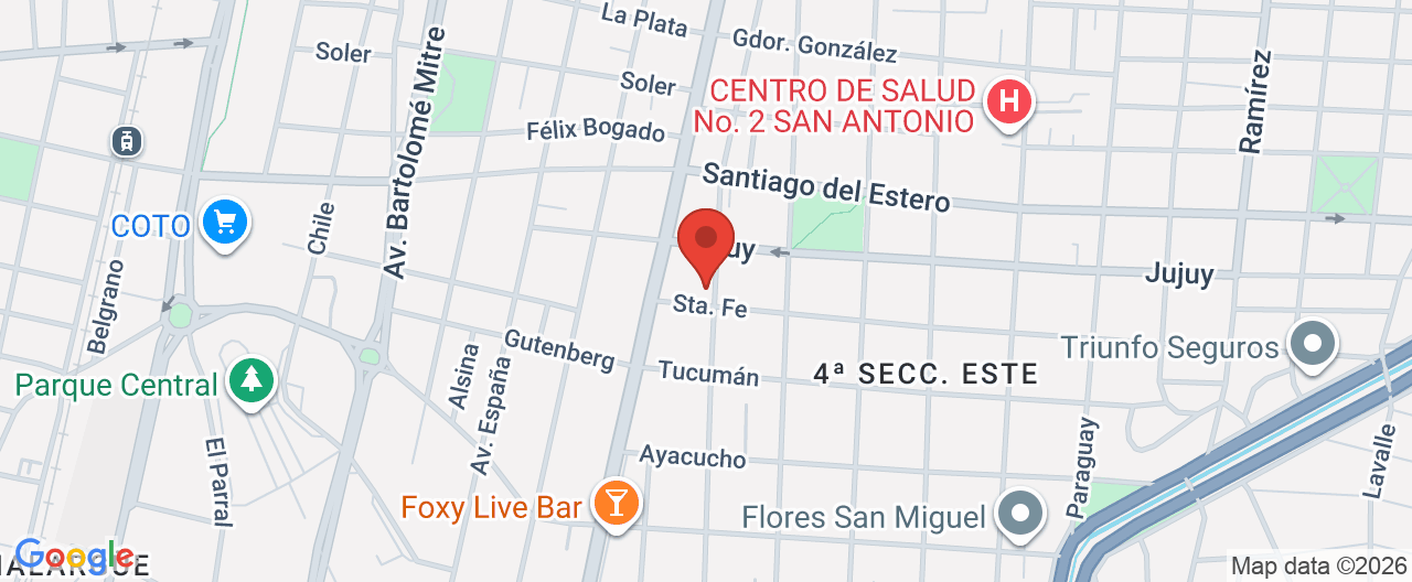 Mapa de la ubicación