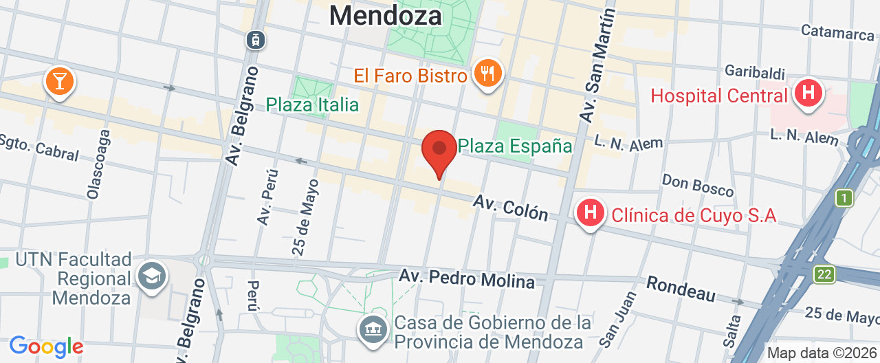 Mapa de la ubicación