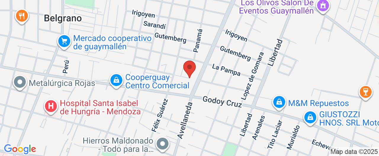 Mapa de la ubicación