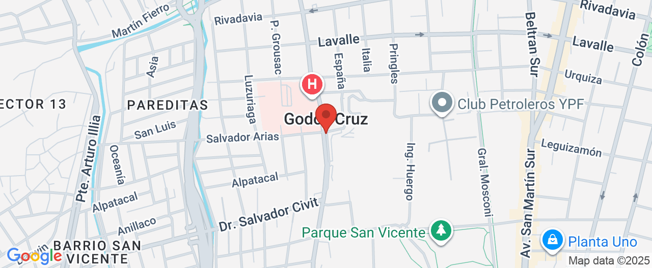 Mapa de la ubicación