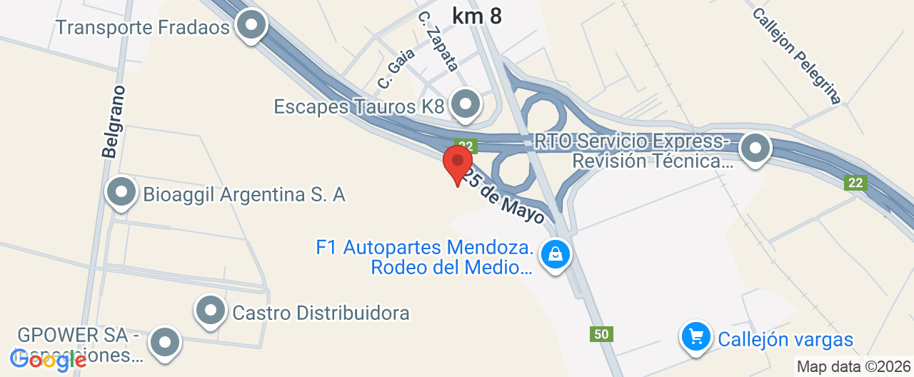 Mapa de la ubicación