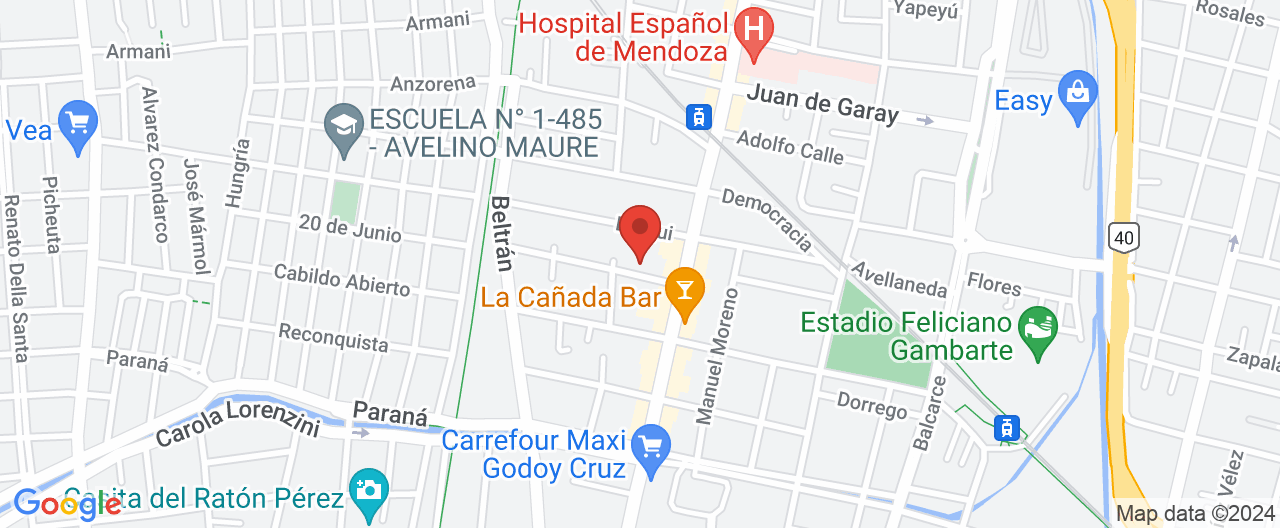 Mapa de la ubicación