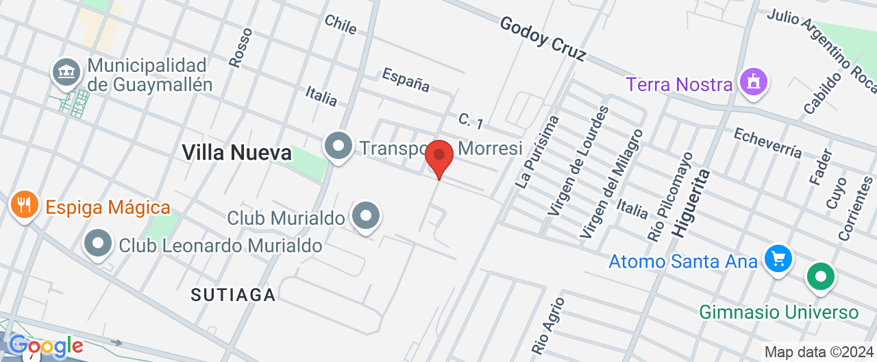 Mapa de la ubicación