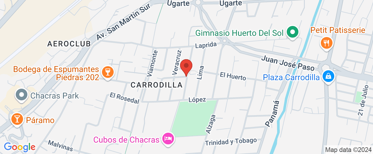 Mapa de la ubicación